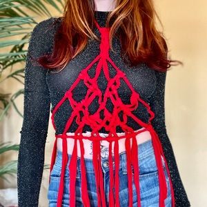 Handmade Macrame Shibari Rope Dress
